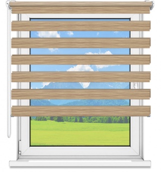 Roleta Wolnowisząca Dzień Noc NATURE Latte