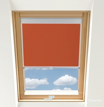 Rolety Dachowe Karnix BASIC BLACKOUT Terracotta