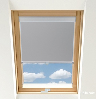 Rolety Dachowe Karnix BASIC BLACKOUT Grey