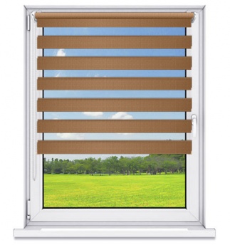 Roleta Dzień Noc Zaciemniająca Mini BLACKNESS Brun