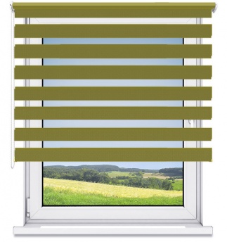 Zaciemniająca Roleta Wolnowisząca Dzień Noc BLACKNESS Verde