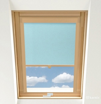 Roleta Dachowa PREMIUM PEARL Błękit