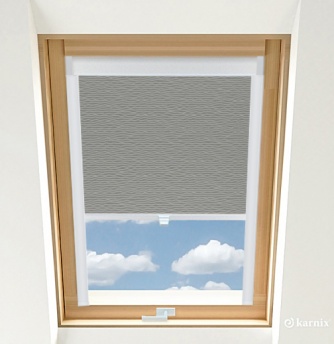 Rolety do okien dachowych PREMIUM BASMATI Stalowy