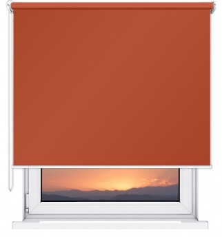 Roleta Wolnowisząca BLACKOUT (100% zaciemniająca) Terracotta