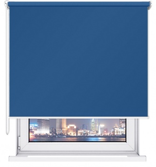 Roleta Wolnowisząca BLACKOUT (100% zaciemniająca) Blue