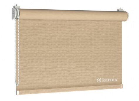 Roleta Materiałowa Mini BASMATI (żakardowa) Beżowy