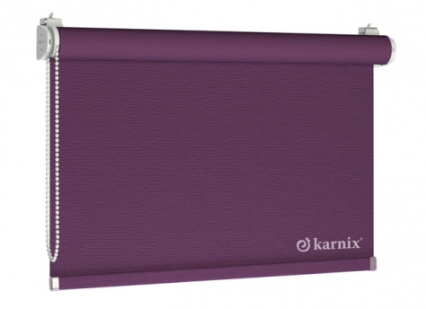 Roleta Materiałowa Mini BASMATI (żakardowa) Śliwka