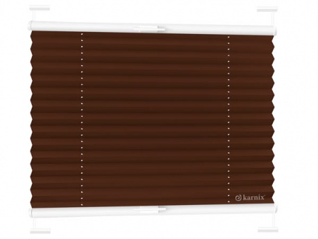 Roleta Plisowana Termoizolacyjna PREMIUM THERMO Marron