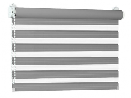 Ekskluzywna Roleta Wolnowisząca Dzień Noc EXCLUSIVE Gris