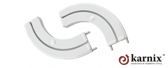 ***Łuk zakończeniowy pojedynczy do szyn PCV 