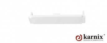 ***Dekiel końcowy podwójny do szyn PCV 