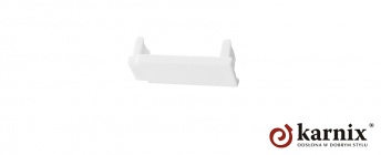 ***Dekiel końcowy pojedynczy do szyn PCV 