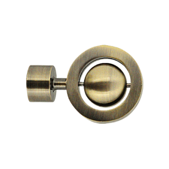 ***Zakończenia ALPI 19mm antyk mosiądz - 2szt.