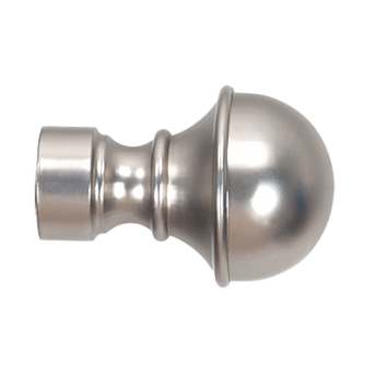 ***Zakończenia BELLA 19mm chrom mat - 2szt.