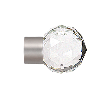 ***Zakończenia BELUNA CRYSTAL 19mm chrom mat - 2szt.