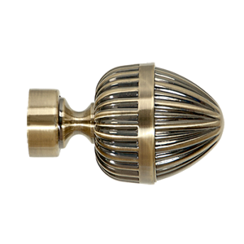 ***Zakończenia MILANO 19mm antyk mosiądz - 2szt.