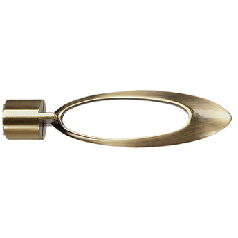 ***Zakończenia MIRELLA 19mm antyk mosiądz - 2szt.