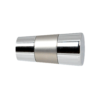 ***Zakończenia DORIS 19mm chrom mat/INOX - 2szt.