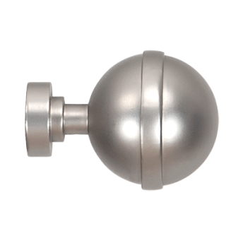 ***Zakończenia KULA ELEGANT 19mm chrom mat - 2szt.