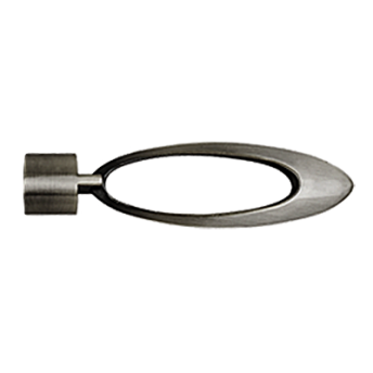 ***Zakończenia MIRELLA 19mm antracyt - 2szt.