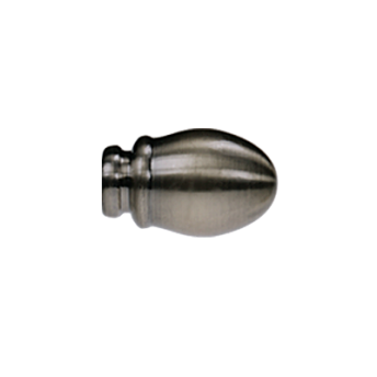 ***Zakończenia OWAL 19mm antracyt - 2szt.