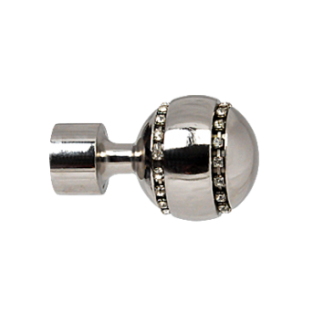 ***Zakończenia PICO CRYSTAL 19mm INOX - 2szt.
