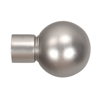 ***Zakończenia KULA 25mm chrom mat - 2szt.