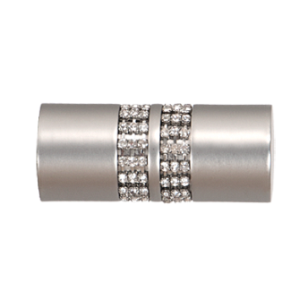 ***Zakończenia LANSO CRYSTAL  25mm chrom mat - 2szt.