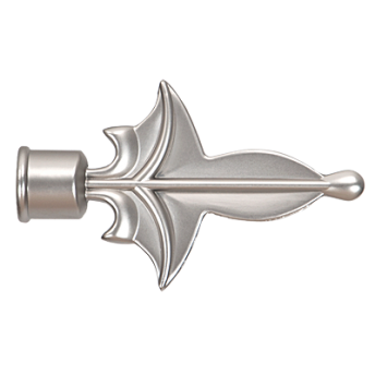 ***Zakończenia MIECZ 25mm chrom mat - 2szt.