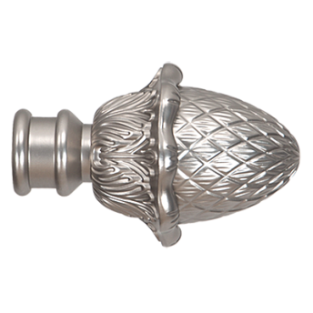 ***Zakończenia ŻOŁĄDŹ 25mm chrom mat - 2szt.