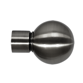 ***Zakończenia KULA 25mm antracyt - 2szt.