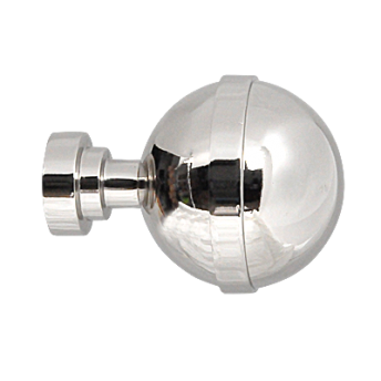 ***Zakończenia KULA ELEGANT 25mm INOX - 2szt.