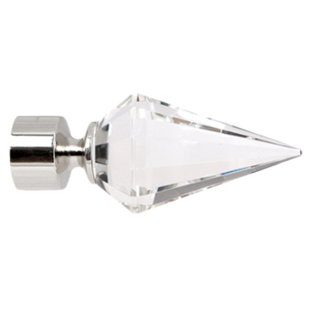 ***Zakończenia VENETO CRYSTAL  25mm INOX - 2szt.