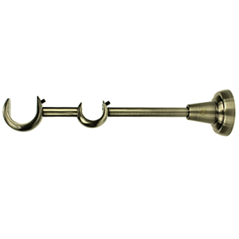 ***Wspornik Rzymski/Aspen 25/19mm ścienny antyk mosiądz - 1szt.