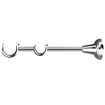 ***Wspornik Rzymski/Aspen 25/19mm ścienny INOX - 1szt.