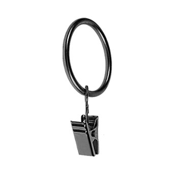 ***Kółko z żabką do karniszy 19mm antracyt - 1szt.