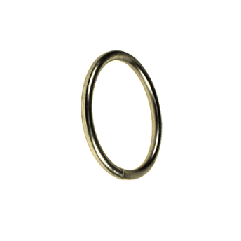***Kółko bez żabki do karniszy 25mm antyk mosiądz - 1szt.