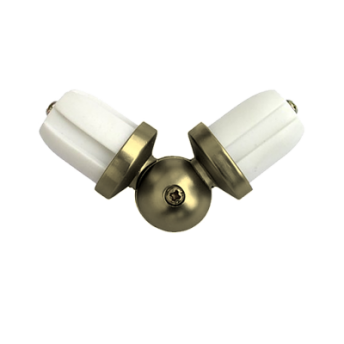 ***Łącznik kątowy 19mm antyk mosiądz - 1szt.