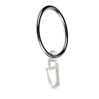 ***Kółko z agrafką do karniszy 25mm INOX - 1szt.