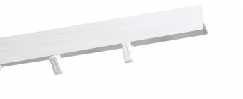 ***Karnisz Sufitowy szynowy PCV z maskownicą 90mm - pojedynczy