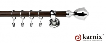 Karnisz Metalowy Prestige 25mm Avanti INOX - wenge