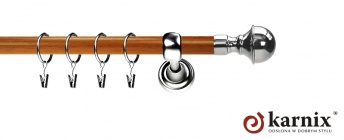 Karnisz Metalowy Prestige 25mm Bella INOX - calvados