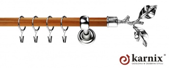 Karnisz Metalowy Prestige 25mm Gałązka INOX - calvados