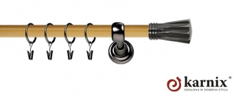 Karnisz Metalowy Prestige 25mm Matrix Antracyt - pinia