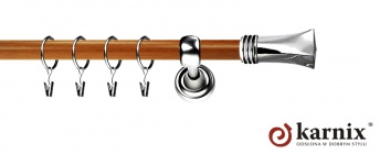 Karnisz Metalowy Prestige 25mm Porto INOX - calvados