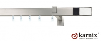 Karnisz Apartamentowy AVENO 31x13mm Croco W/B Chrom mat