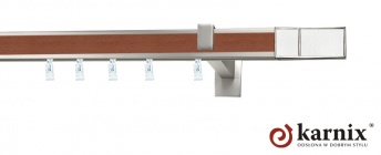 Karnisz Apartamentowy AVENO 31x13mm Croco White Chrom - calvados