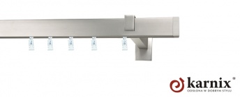 Karnisz Apartamentowy AVENO 31x13mm Malibu Chrom mat