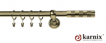 Karnisze Metalowe Rzymskie 19mm Etiuda antyk mosiądz