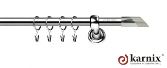 Karnisze Metalowe Rzymskie 19mm Falko INOX